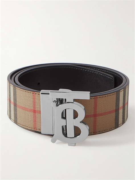 burberry charles leather belt|authentic Burberry belt.